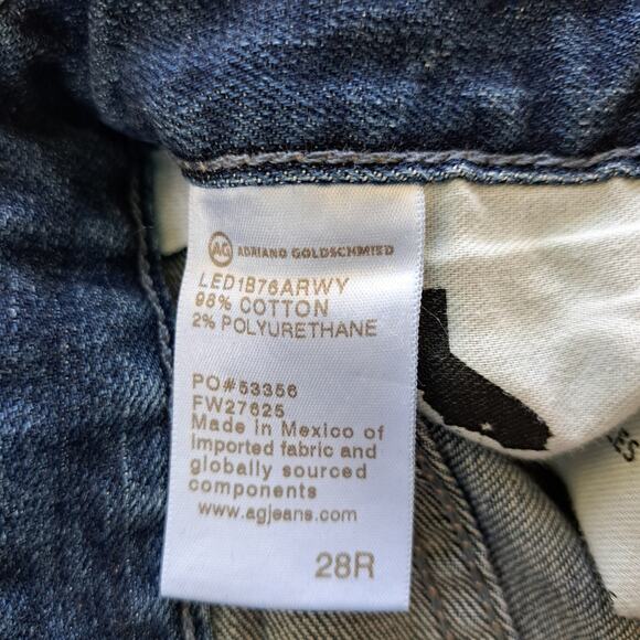 AG Adriano Goldschmied Alexxis High Rise Slim in Airway Size 28 R Vintage Fit - Picture 10 of 12
